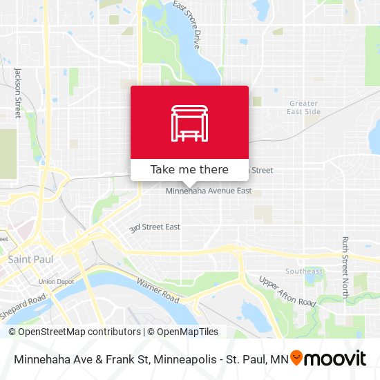 Mapa de Minnehaha Ave & Frank St