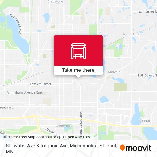 Stillwater Ave & Iroquois Ave map