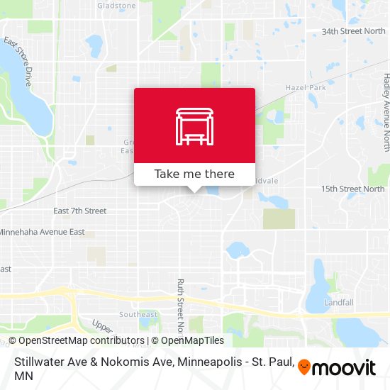 Mapa de Stillwater Ave & Nokomis Ave