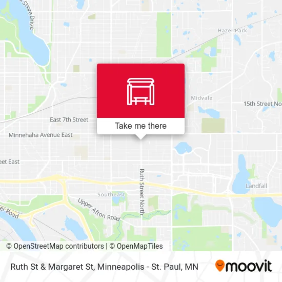 Ruth St & Margaret St map