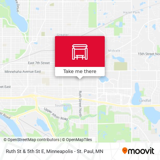 Ruth St & 5th St E map