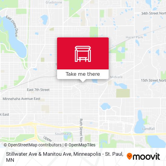 Stillwater Ave & Manitou Ave map