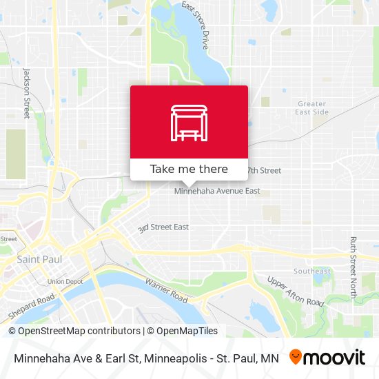 Minnehaha Ave & Earl St map