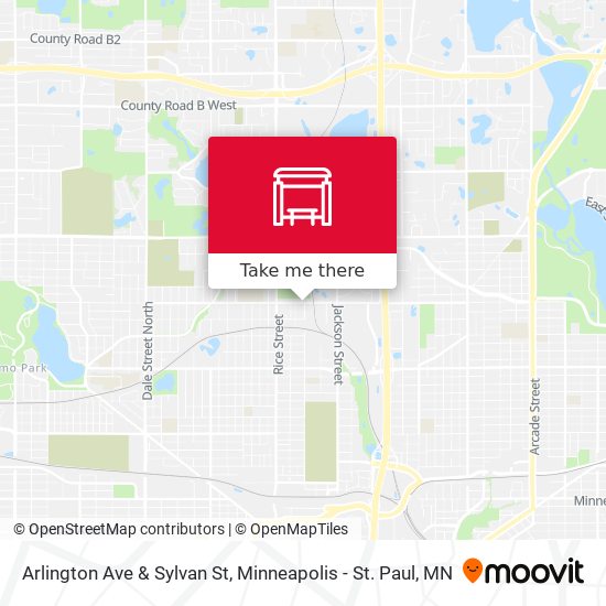 Mapa de Arlington Ave & Sylvan St