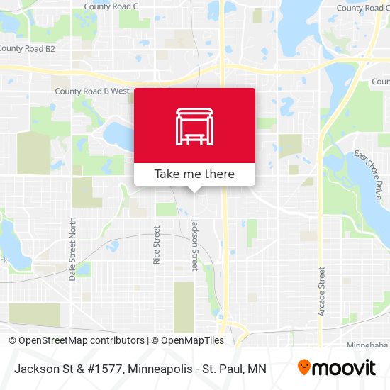 Jackson St & #1577 map