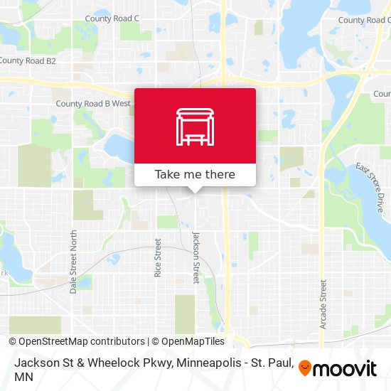 Jackson St & Wheelock Pkwy map