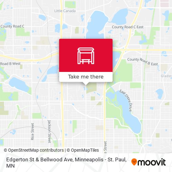 Mapa de Edgerton St & Bellwood Ave