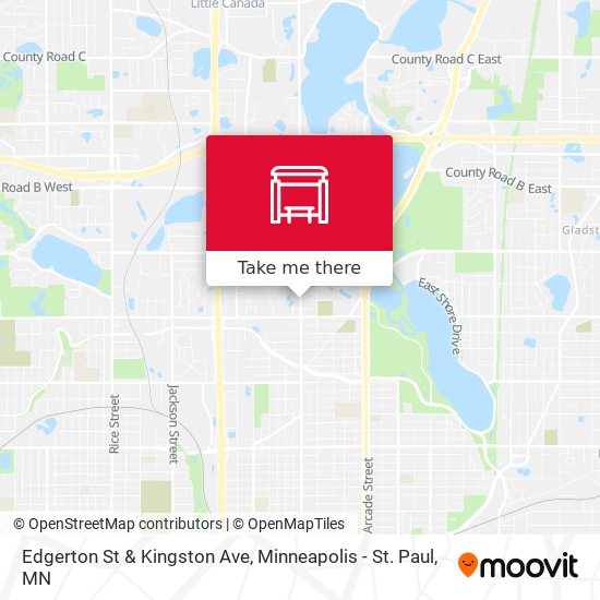 Edgerton St & Kingston Ave map