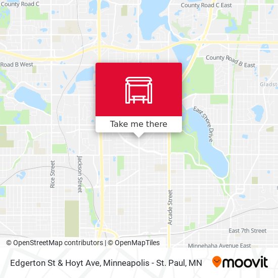 Mapa de Edgerton St & Hoyt Ave