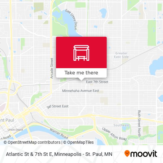 Mapa de Atlantic St & 7th St E