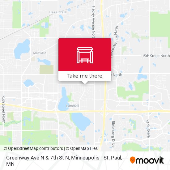 Greenway Ave N & 7th St N map