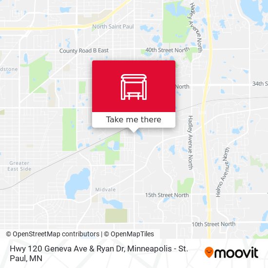 Mapa de Hwy 120 Geneva Ave & Ryan Dr