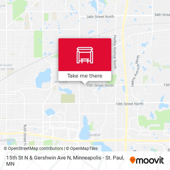 15th St N & Gershwin Ave N map