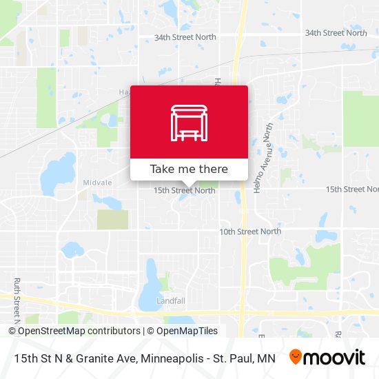 15th St N & Granite Ave map