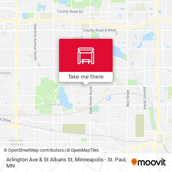 Arlington Ave & St Albans St map