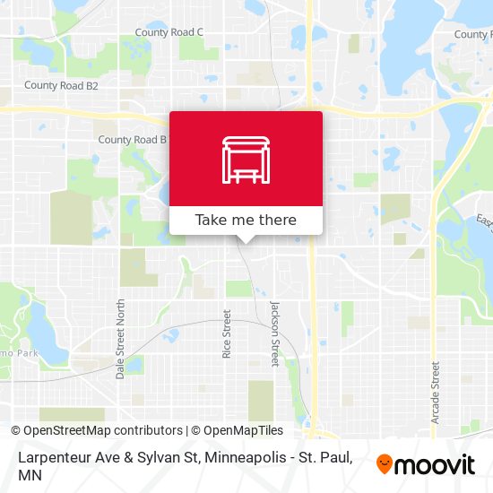 Mapa de Larpenteur Ave & Sylvan St
