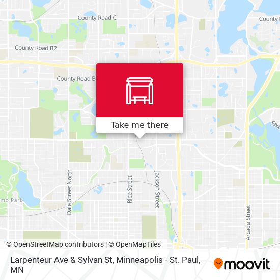 Mapa de Larpenteur Ave & Sylvan St