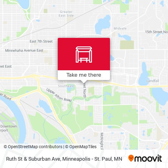 Ruth St & Suburban Ave map