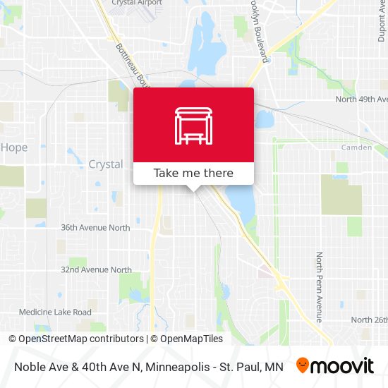 Noble Ave & 40th Ave N map