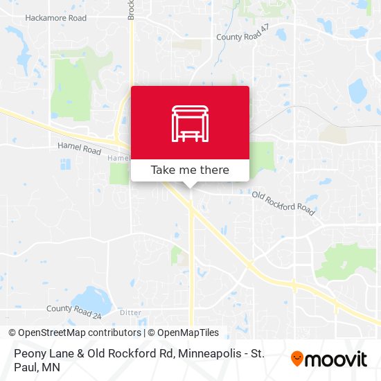 Mapa de Peony Lane & Old Rockford Rd