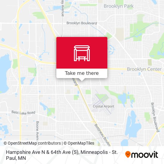 Mapa de Hampshire Ave N & 64th Ave (S)