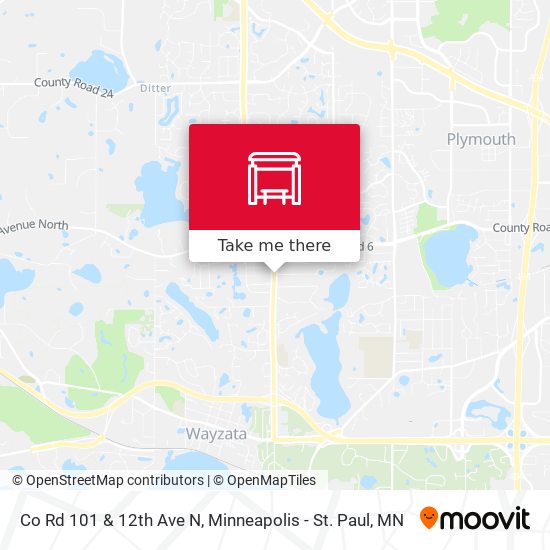 Mapa de Co Rd 101 & 12th Ave N