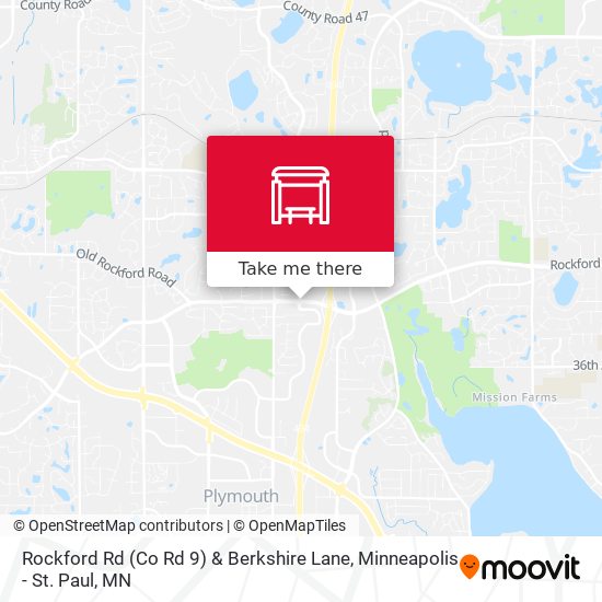 Rockford Rd (Co Rd 9) & Berkshire Lane map