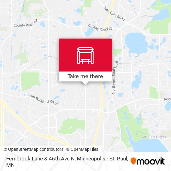 Fernbrook Lane & 46th Ave N map
