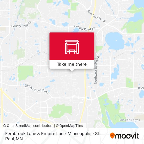 Mapa de Fernbrook Lane & Empire Lane