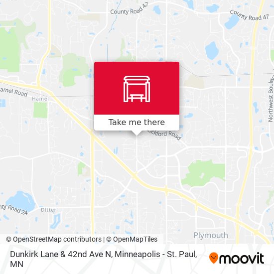 Dunkirk Lane & 42nd Ave N map