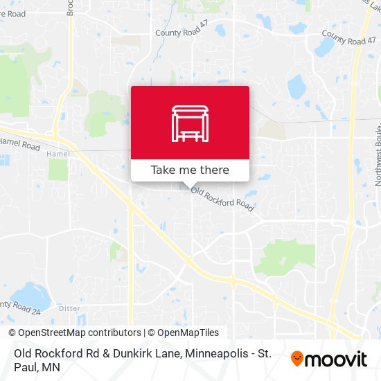 Old Rockford Rd & Dunkirk Lane map