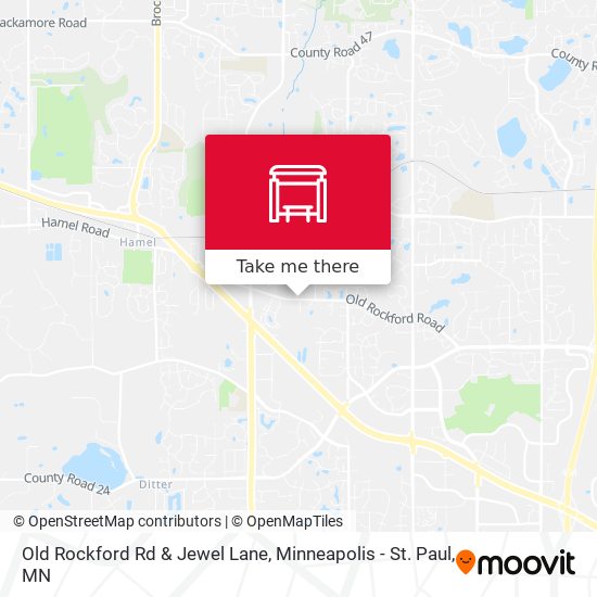 Old Rockford Rd & Jewel Lane map