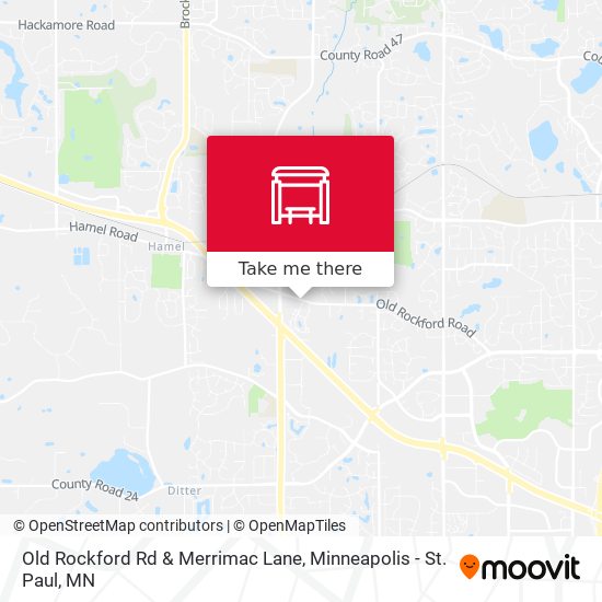 Mapa de Old Rockford Rd & Merrimac Lane