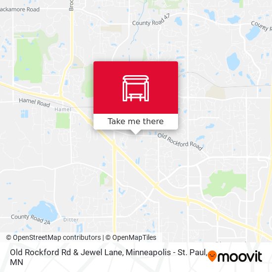 Old Rockford Rd & Jewel Lane map
