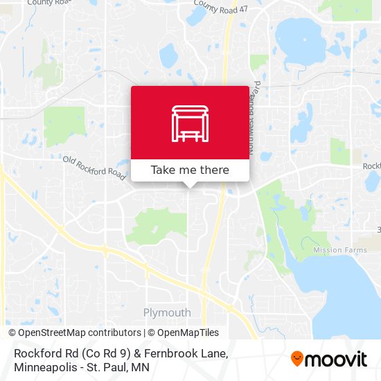 Rockford Rd (Co Rd 9) & Fernbrook Lane map