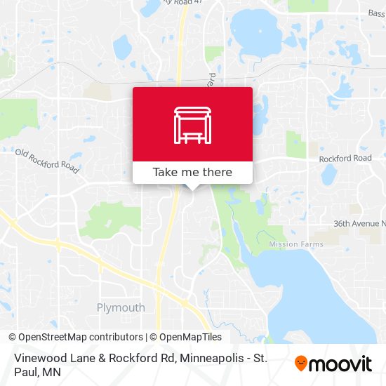 Vinewood Lane & Rockford Rd map