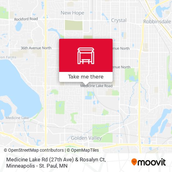 Medicine Lake Rd (27th Ave) & Rosalyn Ct map