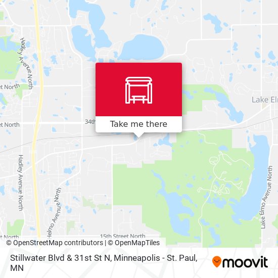 Mapa de Stillwater Blvd & 31st St N