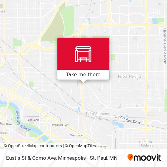Mapa de Eustis St & Como Ave