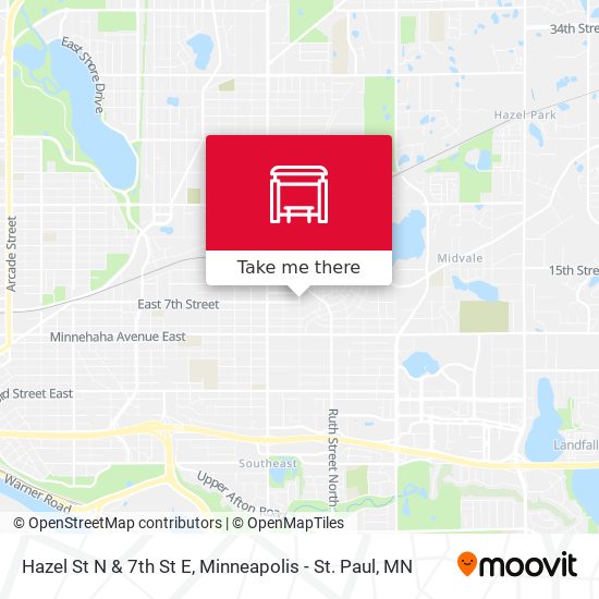 Mapa de Hazel St N & 7th St E