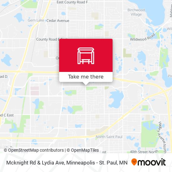 Mapa de Mcknight Rd & Lydia Ave