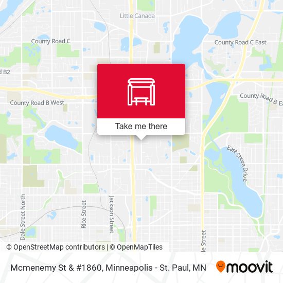Mcmenemy St & #1860 map