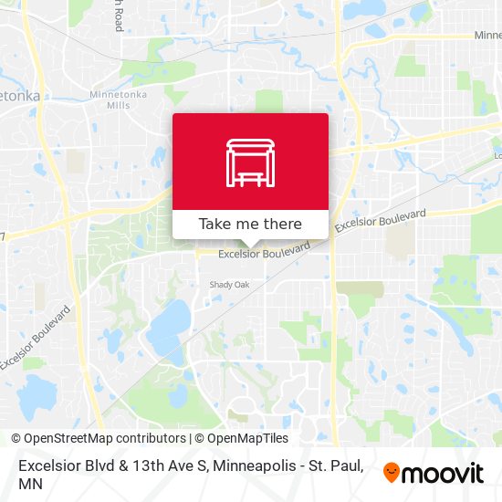 Excelsior Blvd & 13th Ave S map