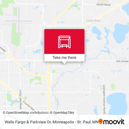 Wells Fargo & Parkview Dr map