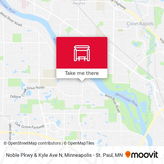 Noble Pkwy & Kyle Ave N map
