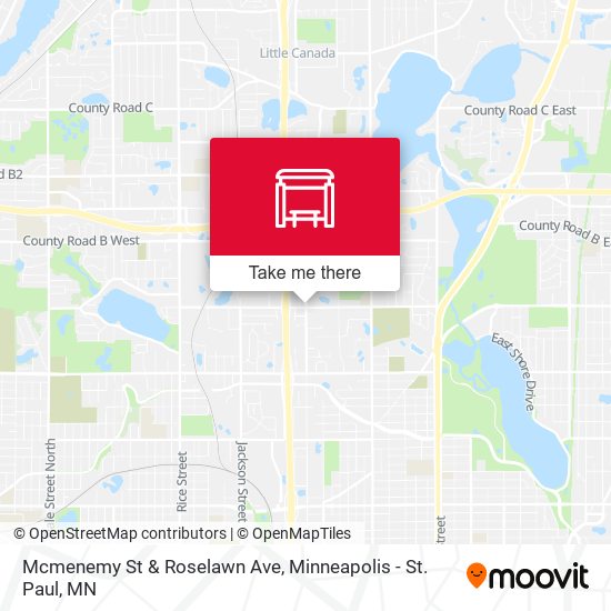 Mcmenemy St & Roselawn Ave map
