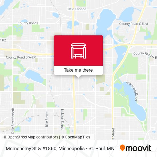 Mcmenemy St & #1860 map