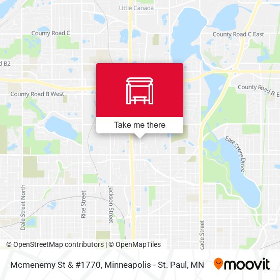 Mcmenemy St & #1770 map