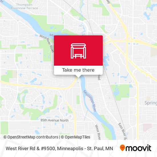 Mapa de West River Rd & #9500