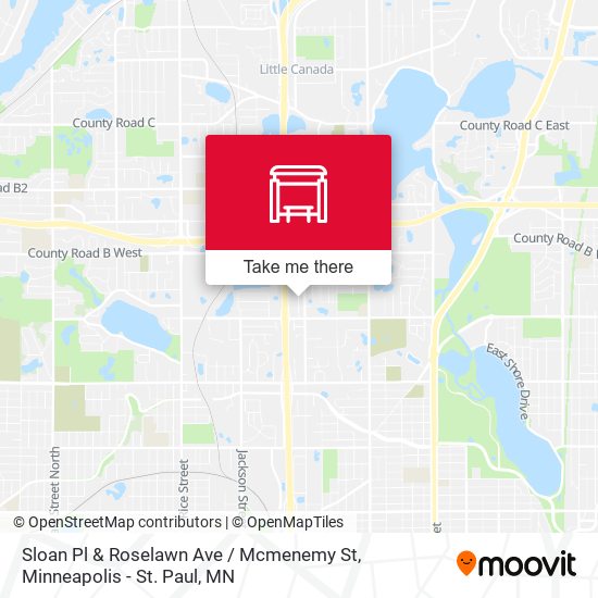 Sloan Pl & Roselawn Ave / Mcmenemy St map